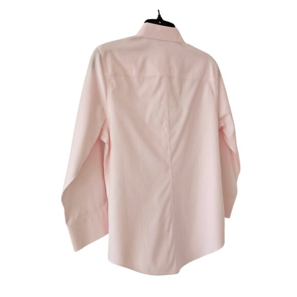 Petite Sophisticate Non-Iron Long Sleeve Button Down Shirt | NWT | SP | Pink - Picture 5 of 15